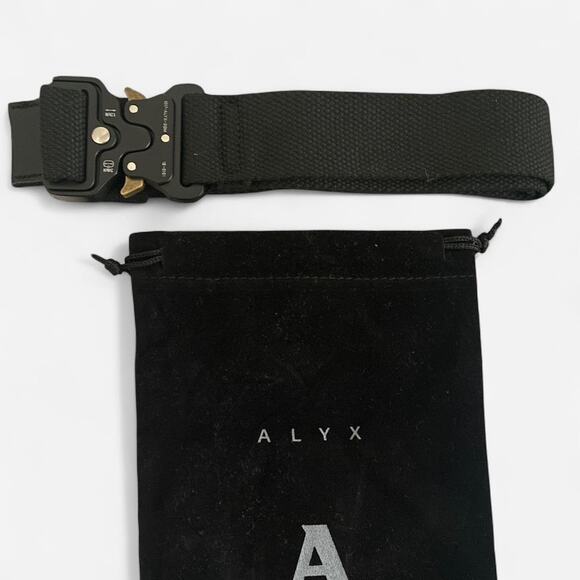 Black 1017 ALYX 9SM Nylon Roller Coaster belt - Picture 3 of 3